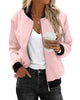 Luisa - Stylische klassische bomberjacke mit taschen