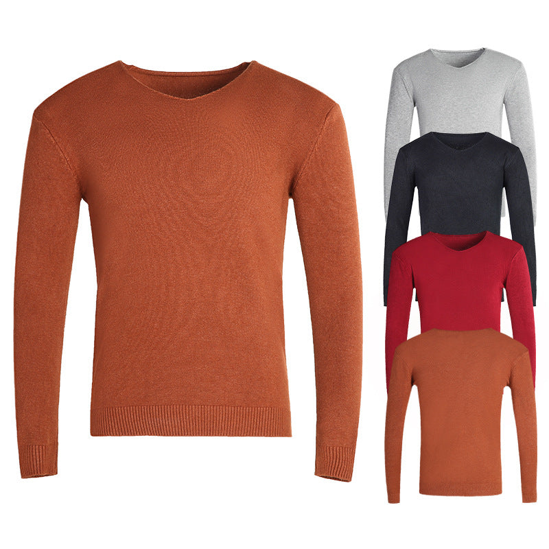 Classic V-Ausschnitt Pullover für Herren