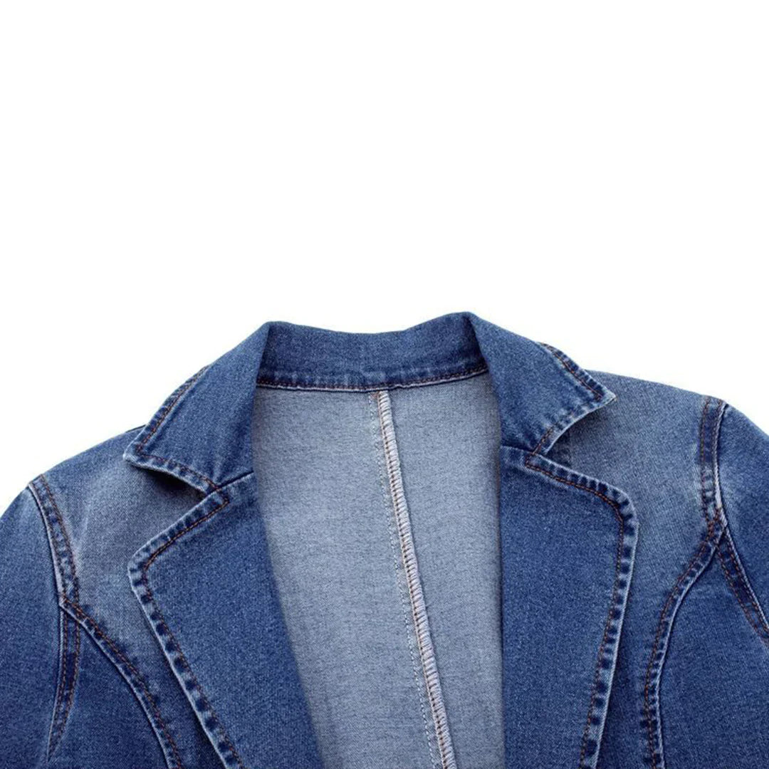 Antwon - Moderner Taillierter Denim-Blazer