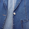 Rhonda - Schmale jeansjacke mit einem knopf