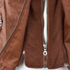 Sally - Damen lederjacke mit kapuze