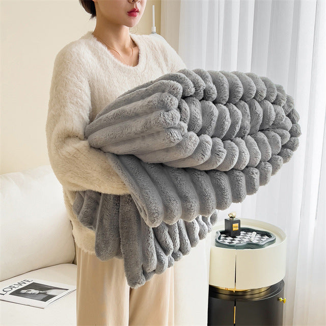 CozyFlake™ - Warme und gemütliche Kuscheldecke