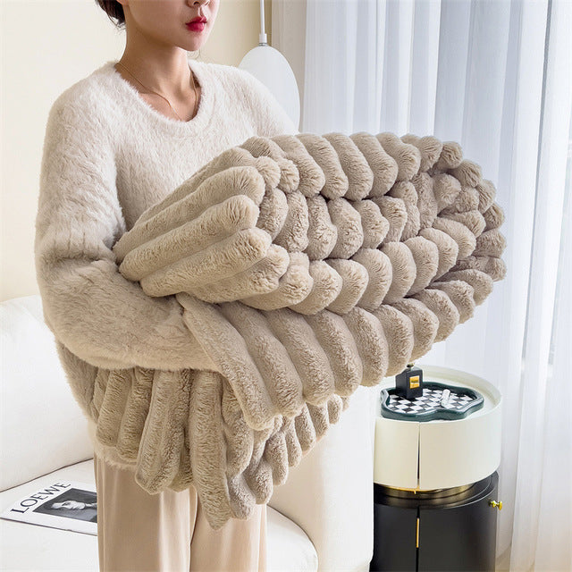 CozyFlake™ - Warme und gemütliche Kuscheldecke