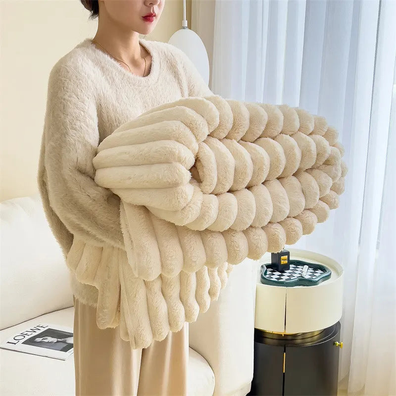 CozyFlake™ - Warme und gemütliche Kuscheldecke