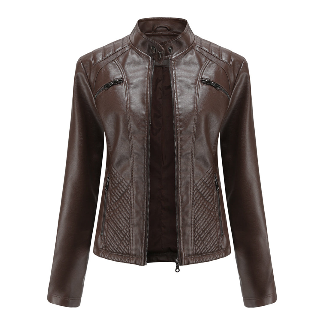 Kristina - Leder-Frühlingsjacke