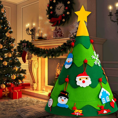 CraftyChristmas| Montessori 3D-Weihnachtsbaum