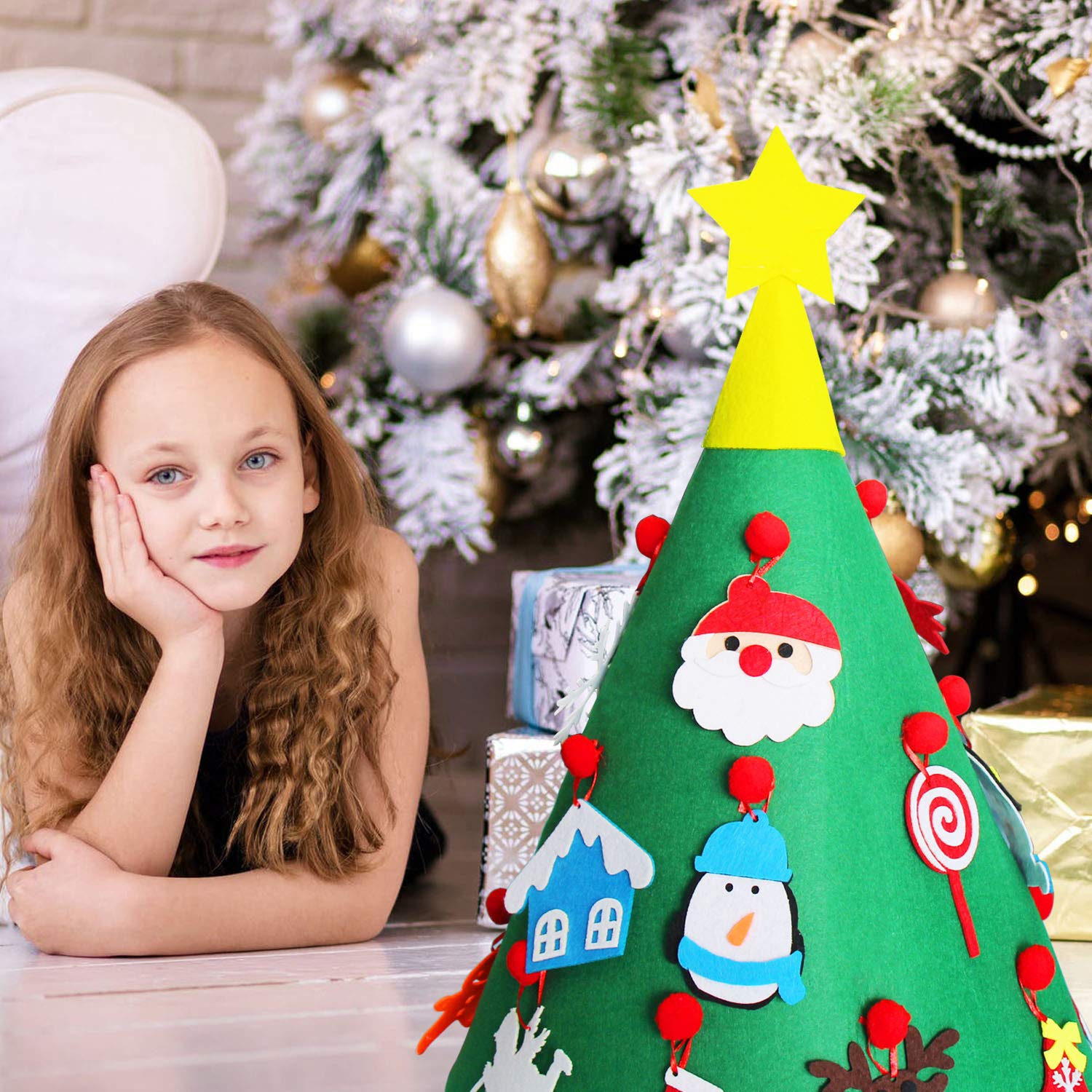 CraftyChristmas| Montessori 3D-Weihnachtsbaum