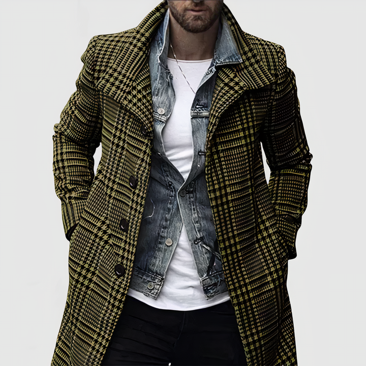 Luke - Elegante Herrenjacke Im Karo-Stil