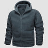 Kieran - Herren fleece-jacke mit kapuze