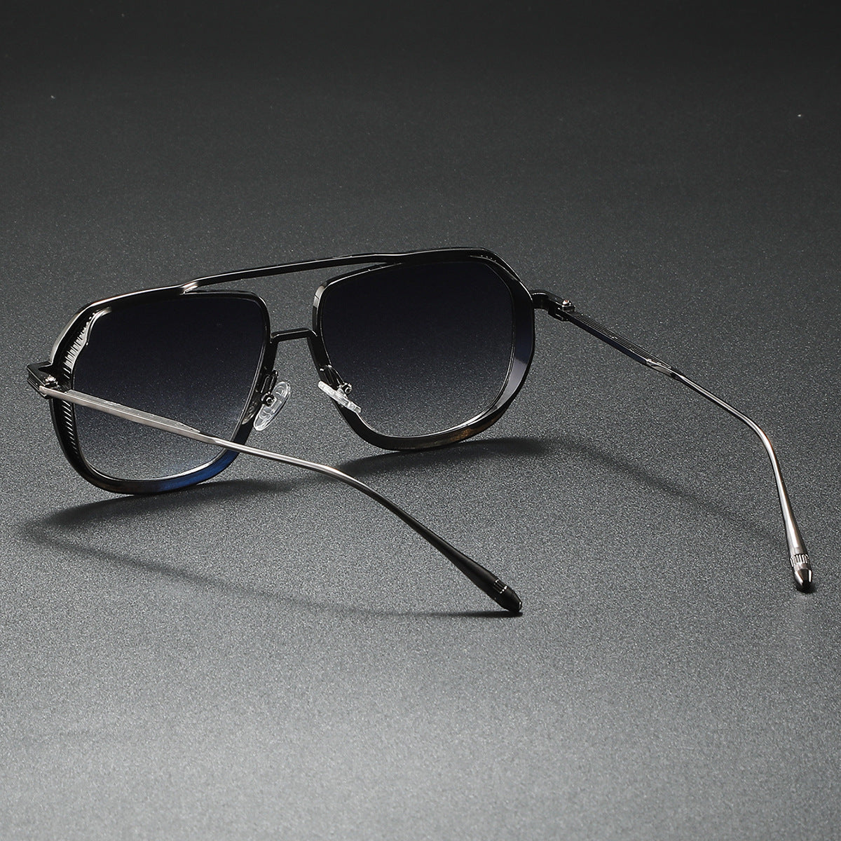 Sonnenbrille für Damen mit Verlaufsgläsern und UV400-Metallrahmen