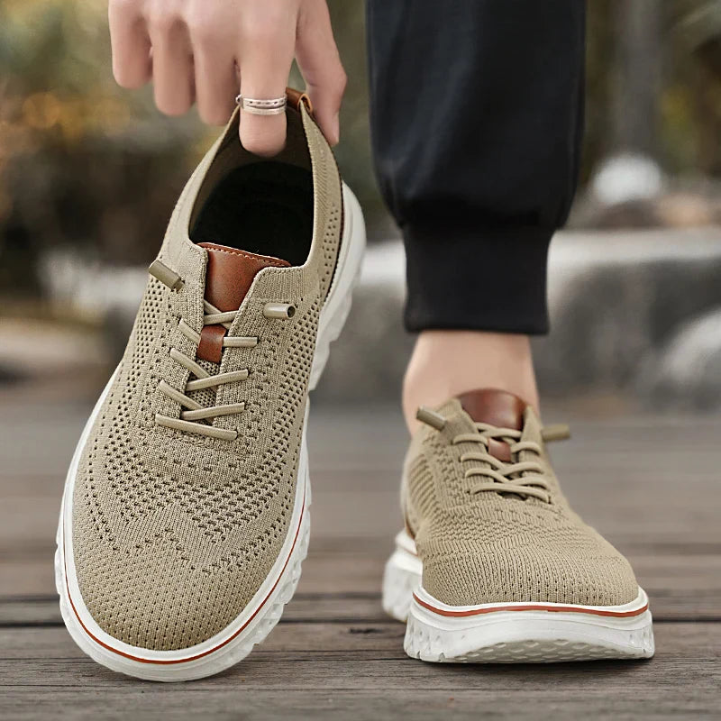 Herren Leichte Mesh-Schnürtrainer – Für Fitnessstudio und Freizeit