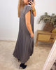 Angela - Ärmelloses plissiertes Kleid