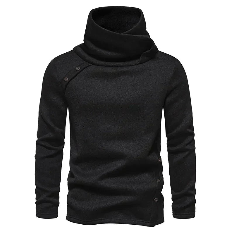 Pedro - Warmer pullover mit hohem Kragen