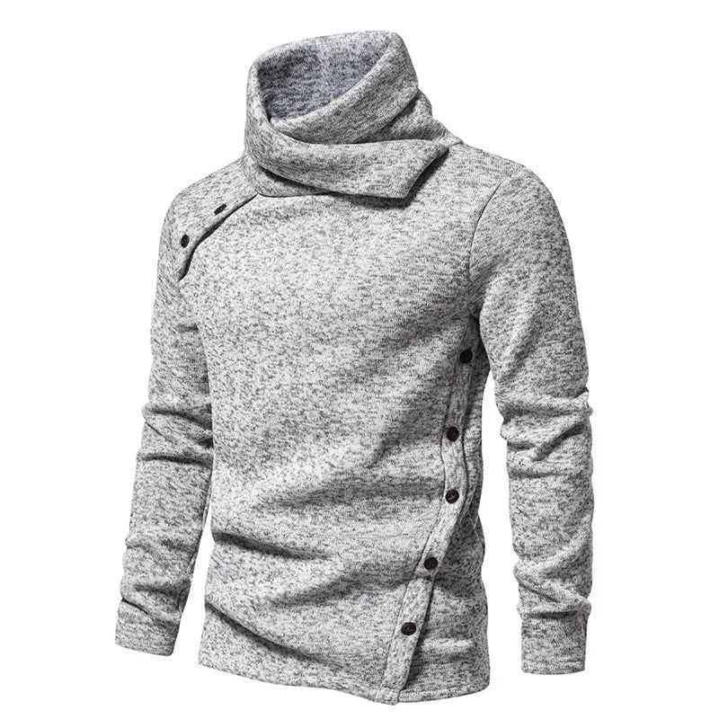 Pedro - Warmer pullover mit hohem Kragen