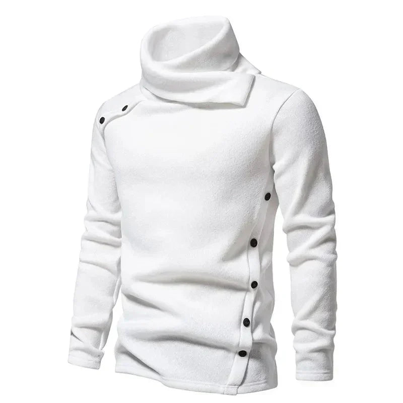 Pedro - Warmer pullover mit hohem Kragen