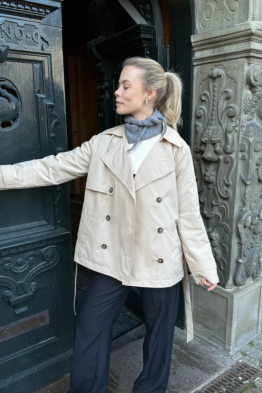 Carmen - Lammfelljacke für damen mit lockerem schnitt