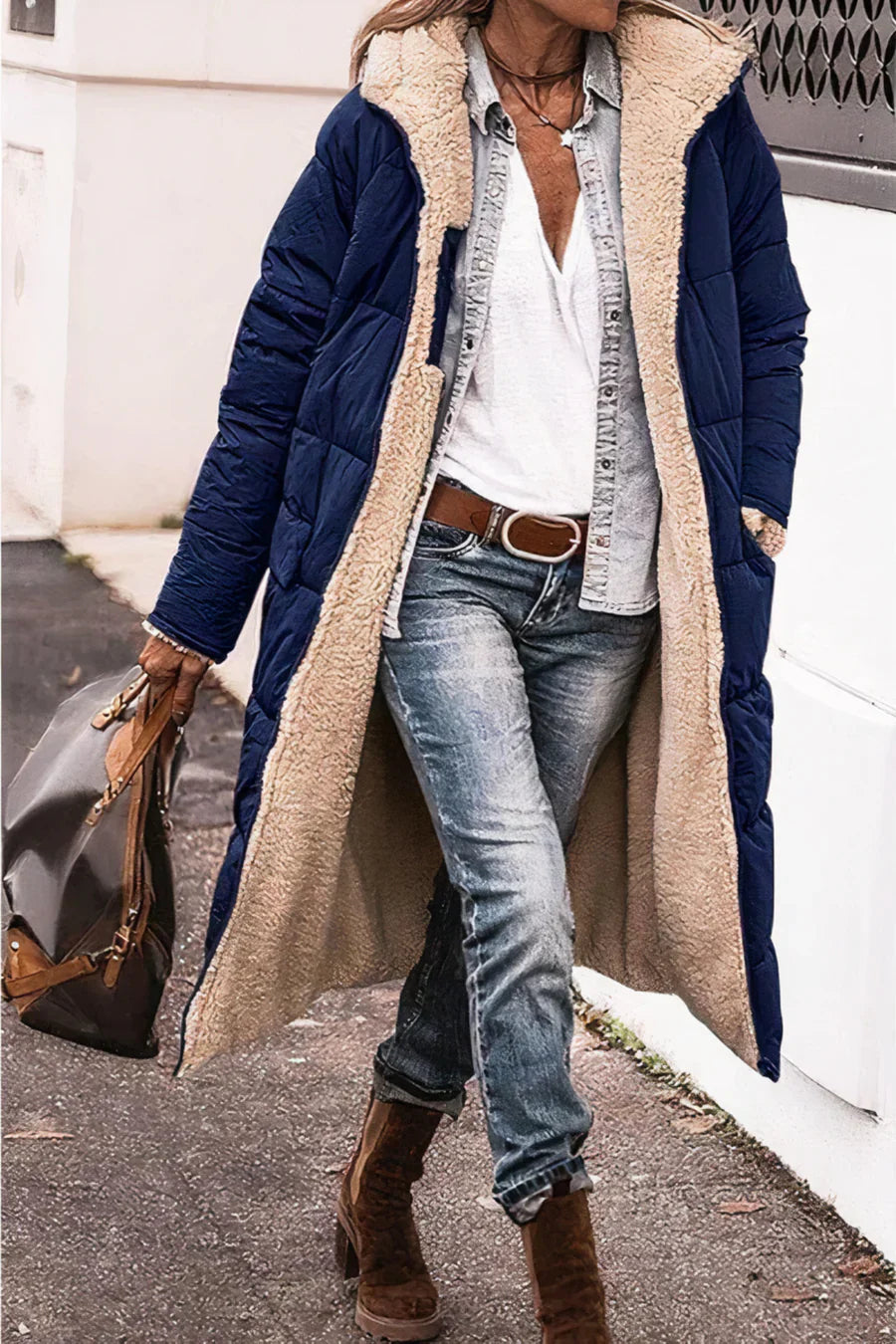 Gracie - Eleganter doppelseitiger warmer parka