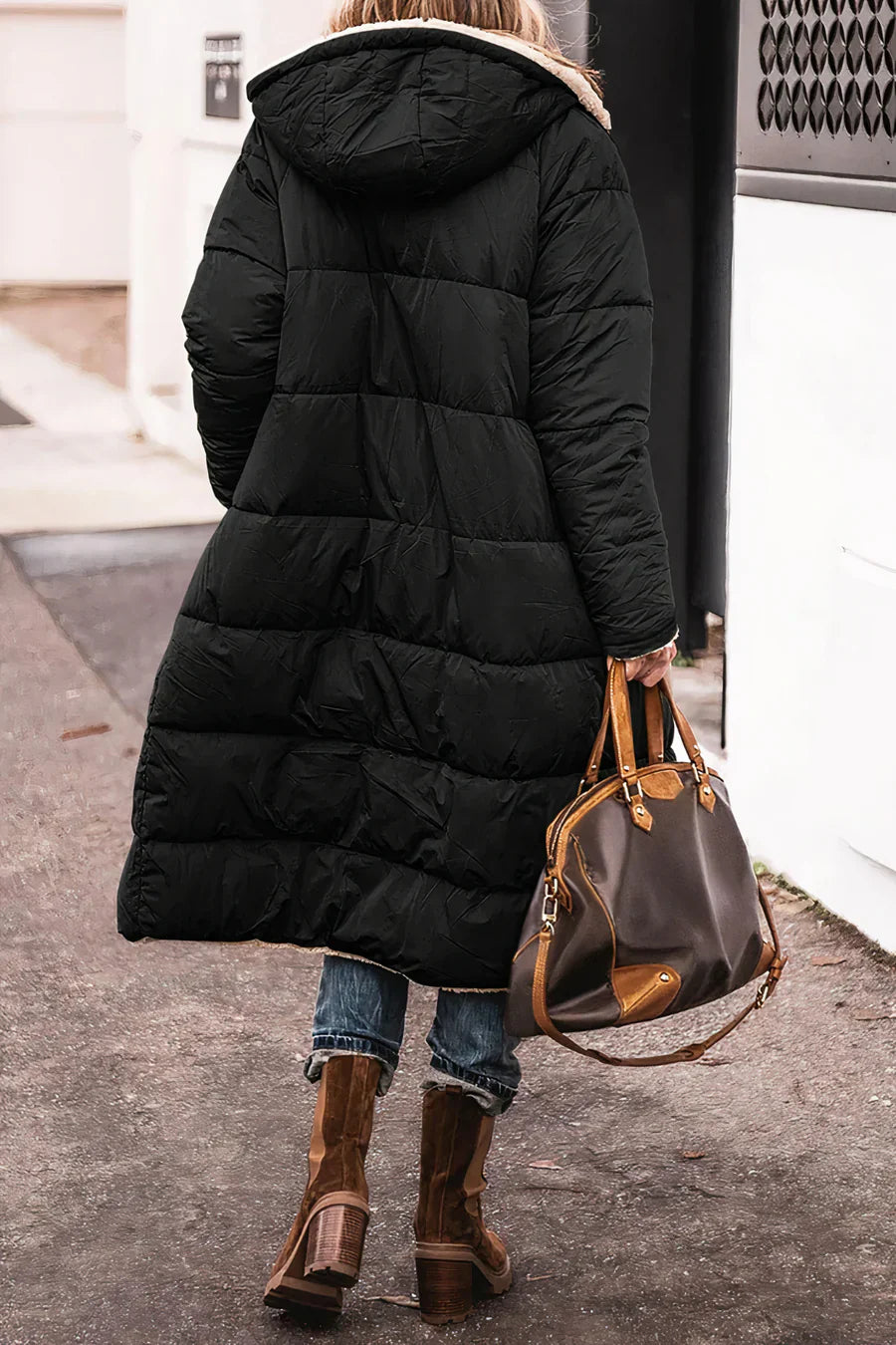 Gracie - Eleganter doppelseitiger warmer parka