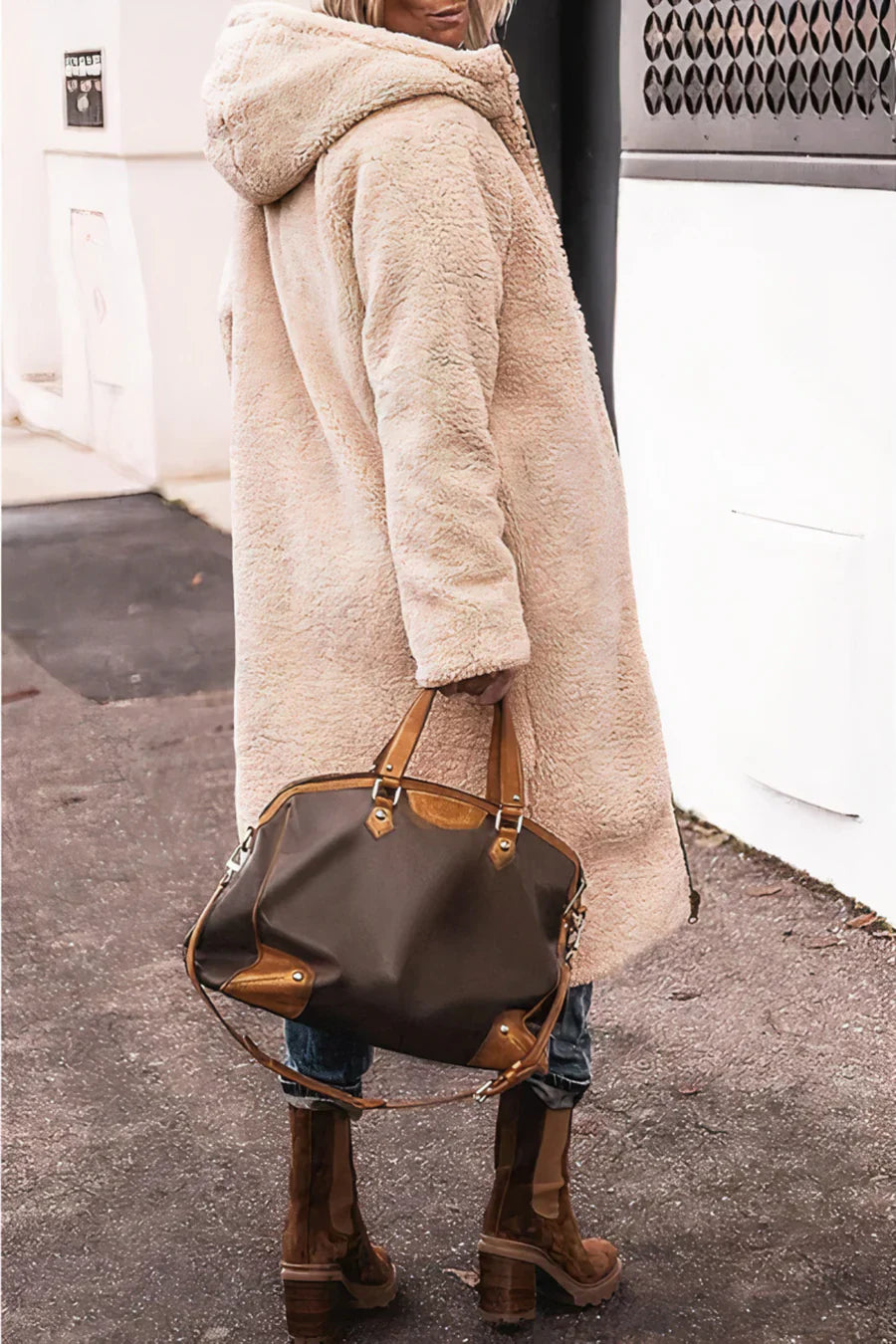 Gracie - Eleganter doppelseitiger warmer parka