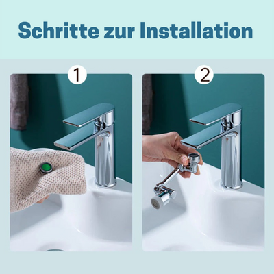 EazyFaucet- 1080° Drehbare Wasserhahn-Verlängerung