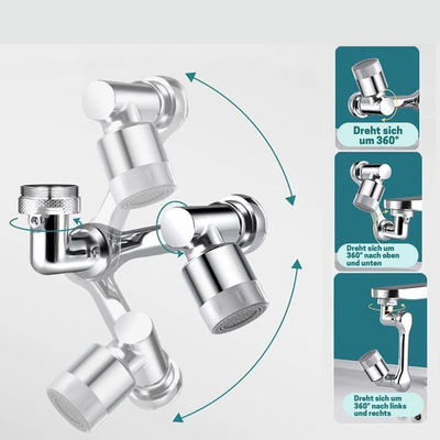 EazyFaucet- 1080° Drehbare Wasserhahn-Verlängerung