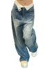 Michele - Jeans mit hoher taille und weitem bein