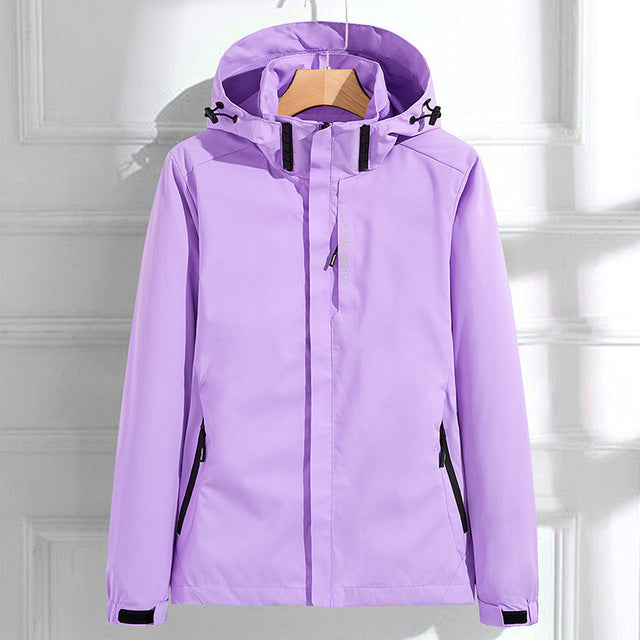 Elegante Regenjacke für Damen mit Kapuze
