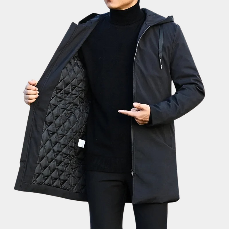 Regenjacke für Herren mit warmer Fütterung