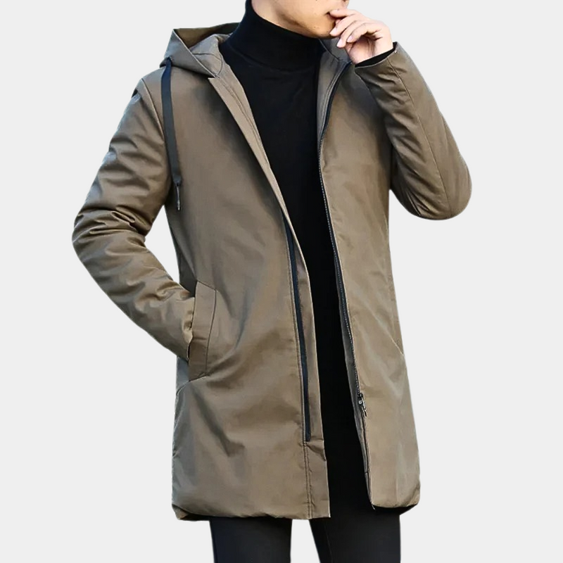 Regenjacke für Herren mit warmer Fütterung