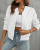 Elegante Übergangsjacke für Damen im Bomber-Stil