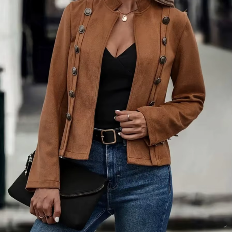 Elegante Übergangsjacke für Damen im Vintage-Stil
