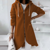 Eleganter Kapuzenpullover für Damen mit Reißverschluss