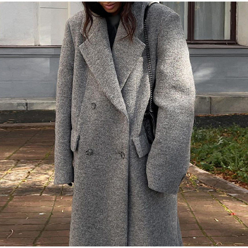 Oversized Wollmantel für Damen