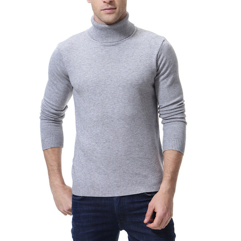 Eleganter Rollkragenpullover für Herren