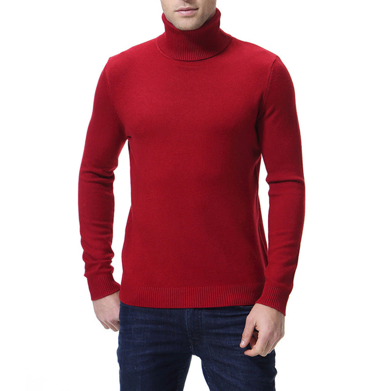 Eleganter Rollkragenpullover für Herren