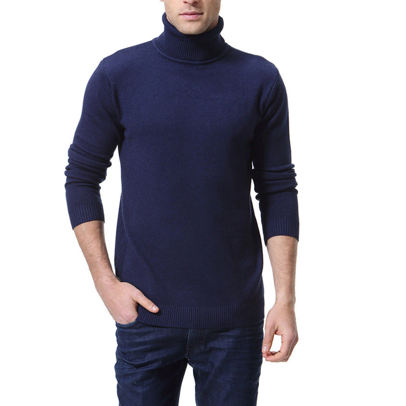 Eleganter Rollkragenpullover für Herren