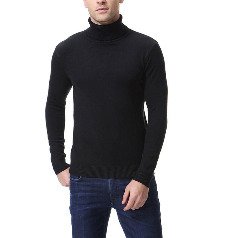 Eleganter Rollkragenpullover für Herren