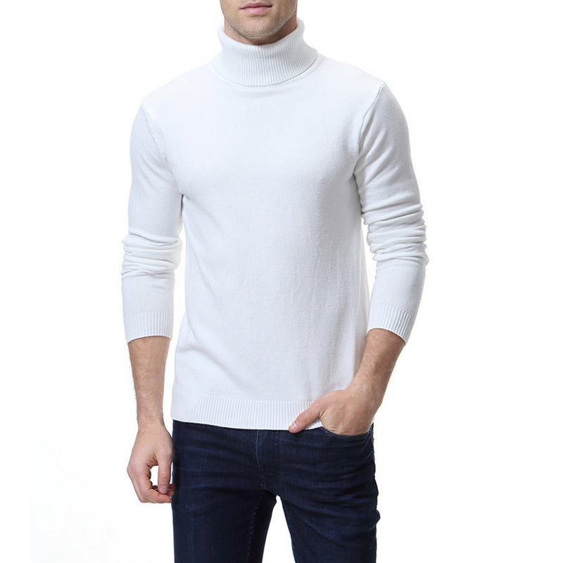 Eleganter Rollkragenpullover für Herren