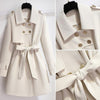 Eleganter Trenchcoat für Damen in Weiß