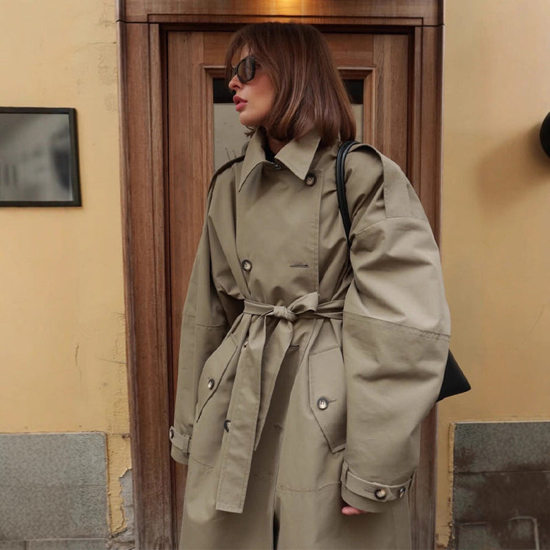 Trenchcoat mit Bindegürtel für Damen
