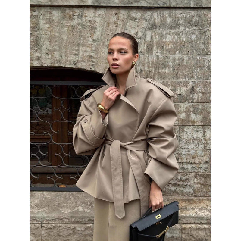 Eleganter Trenchcoat mit weitem Schnitt für Damen