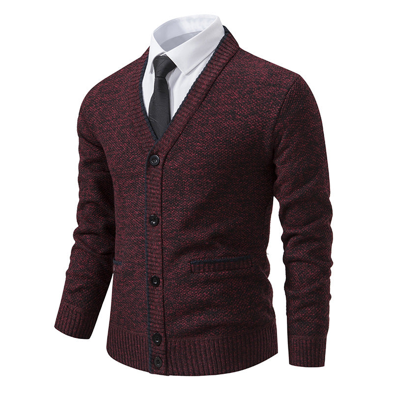 Eleganter V-Ausschnitt Cardigan für Herren