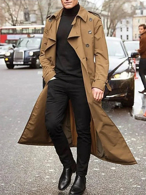 Eleganter Winter Trenchcoat für Herren