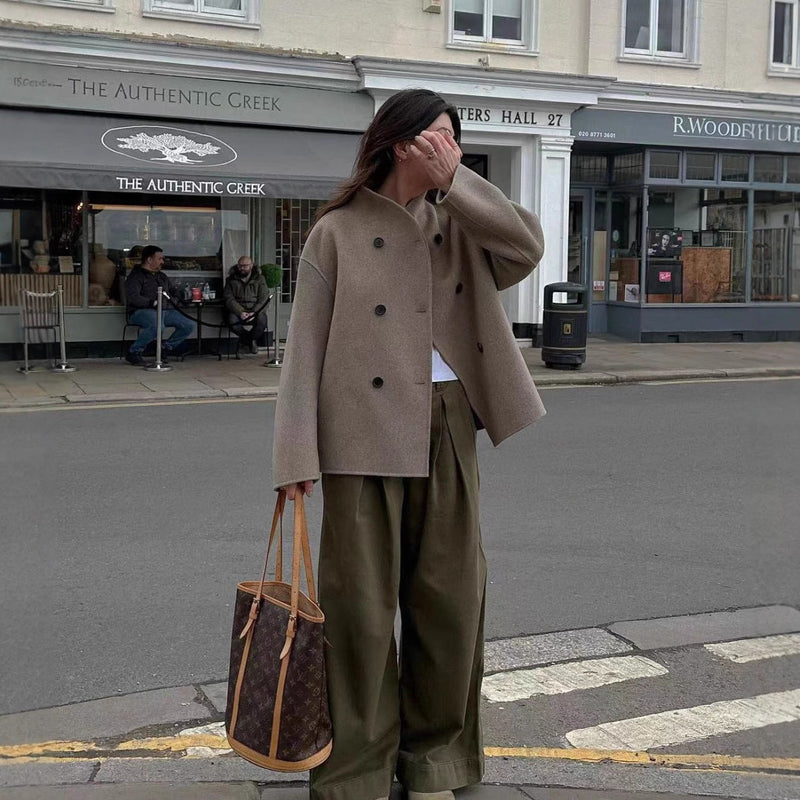 Eleganter Wollmantel für Damen