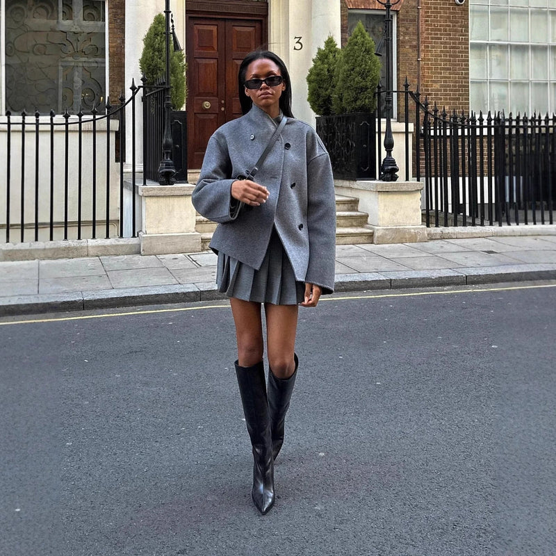 Eleganter Wollmantel für Damen