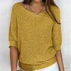 Noemi - Stylischer Querstrickpullover Für Damen