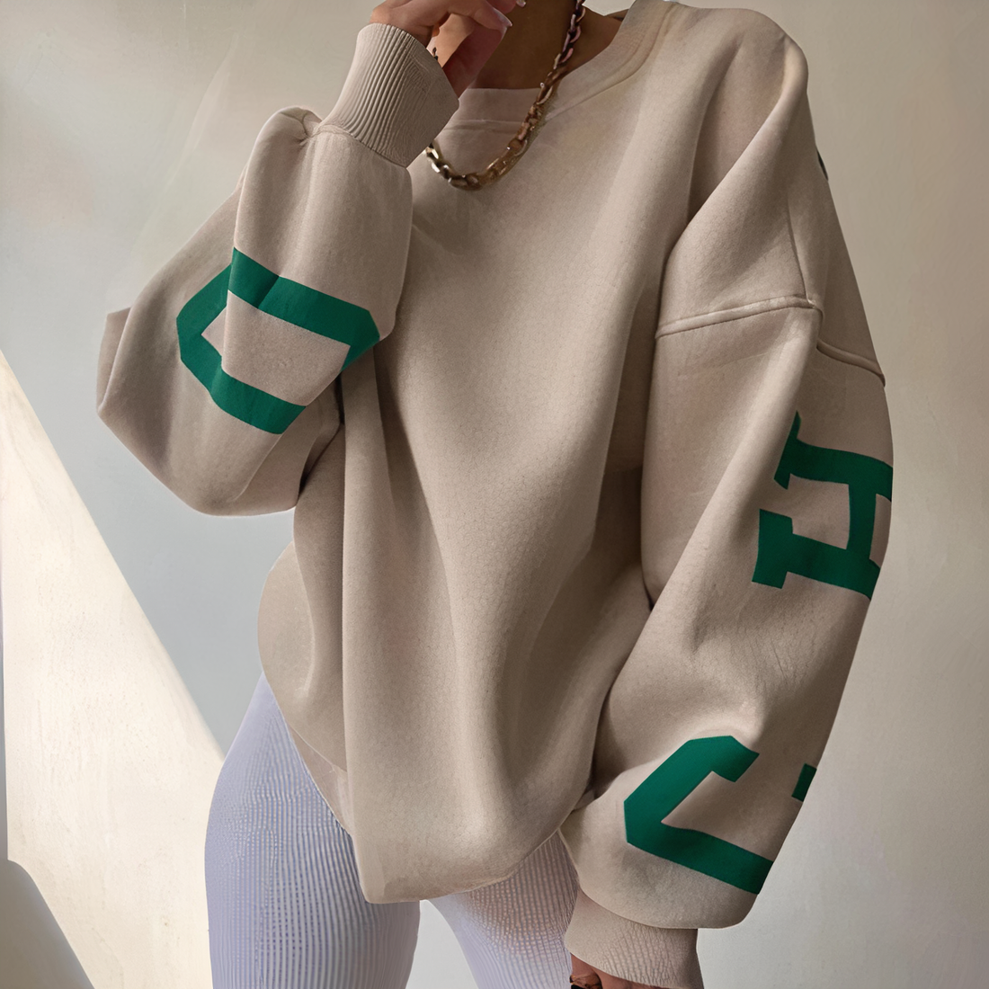 Alison - Klassischer übergroßer winterpullover