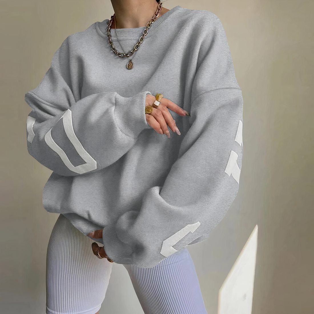 Alison - Klassischer übergroßer winterpullover