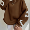 Bernadette - Klassischer übergroßer pullover