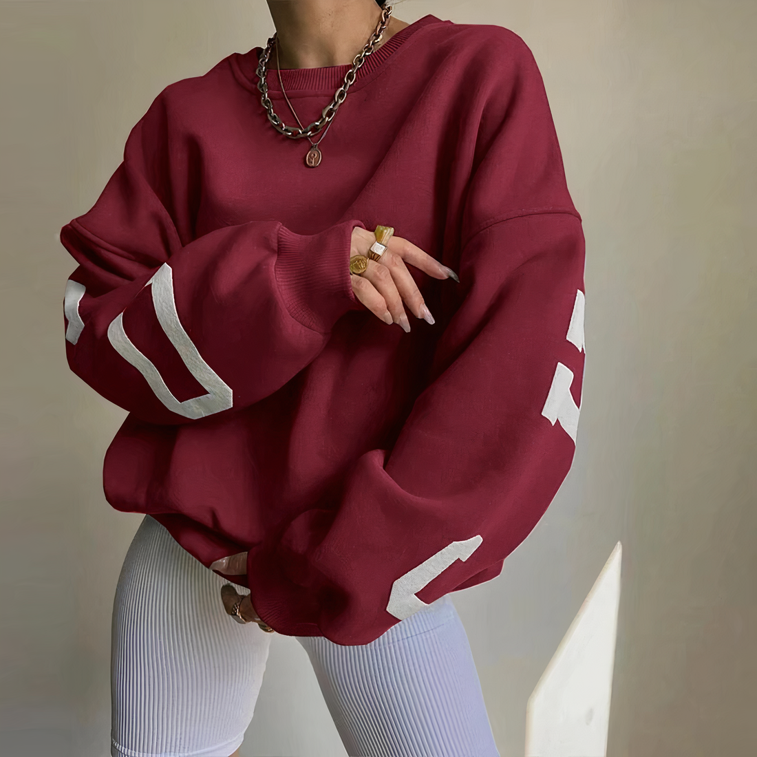 Alison - Klassischer übergroßer winterpullover